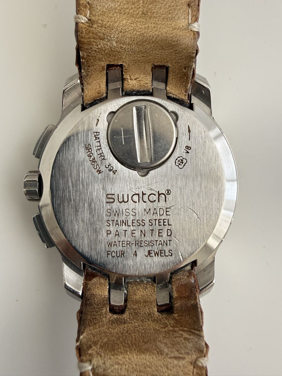 Swatch Uhren: Swatch Irony Chrono Ice Border YRS416 – Gebraucht aus Kirchberg SG von Myanaconda 2
