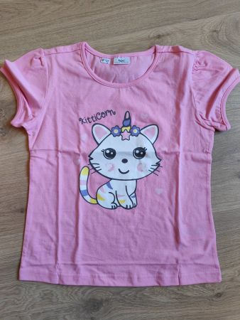T-Shirt rosa - Gr. 140/146 (NEU)