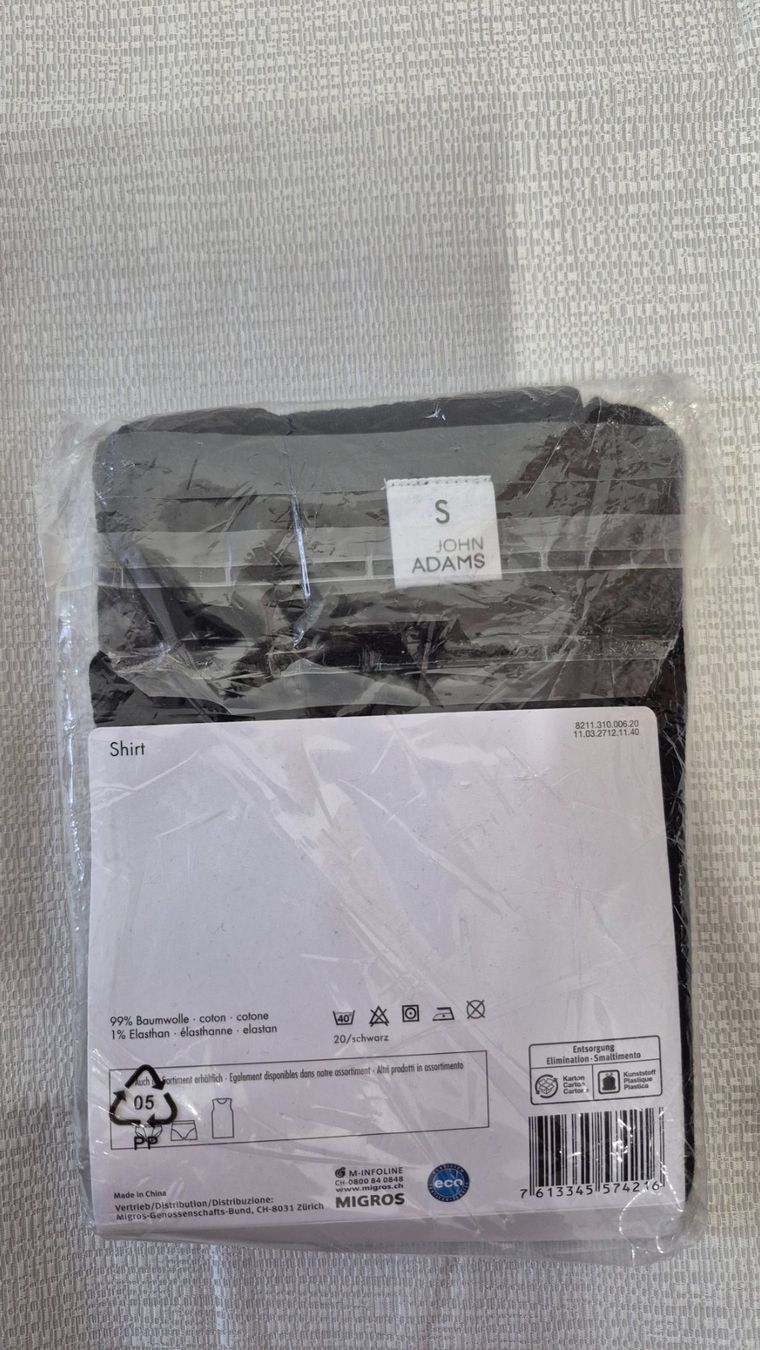 John Adams T-shirt: *** NEU Shirt  Schwarz in S *** Briefpost – Nuovo e nell'imballaggio originale da Villars-sur-Glâne venduto da snacks01 1