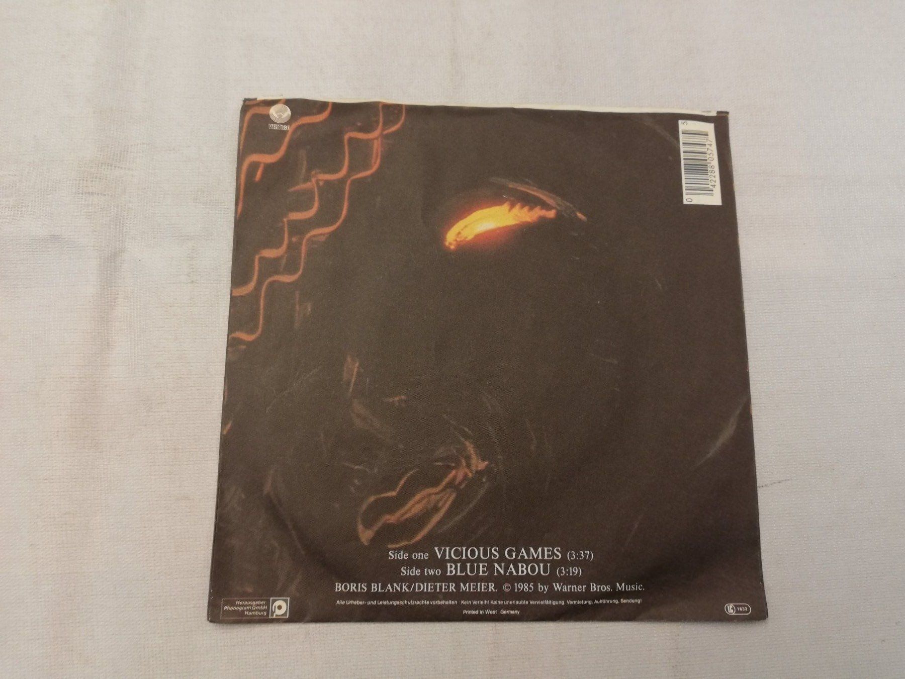 Schallplatten: YELLO - VICIOUS GAME (SINGLES 7") – Gebraucht aus Bern von Vinylsound.ch 1
