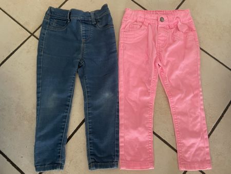 2 Mädchen Hosen Gr. 98 neu und neuwertig