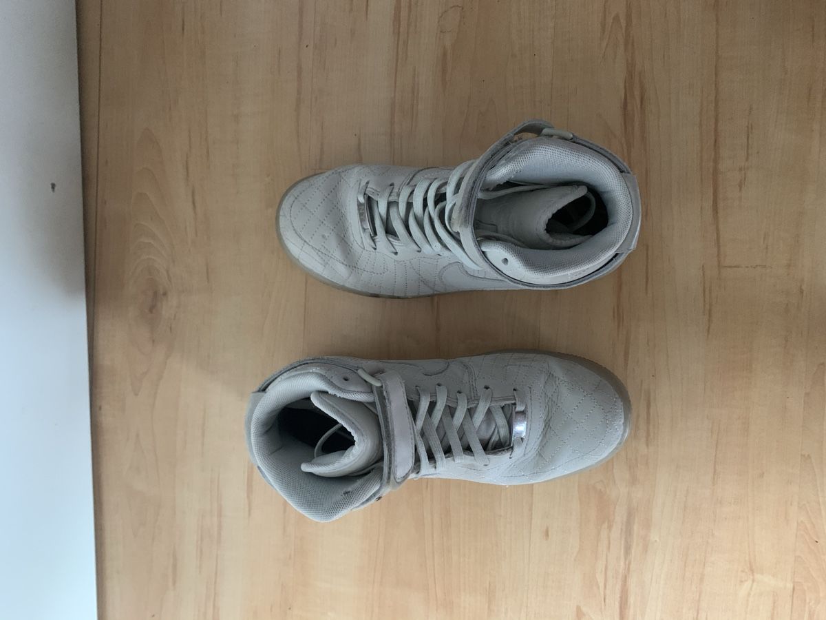 Nike Scarpe da uomo: Nike Air Force 1 High hellgrau Leder Gr. 38 – Usato da Winterthur venduto da whatdreamz 2