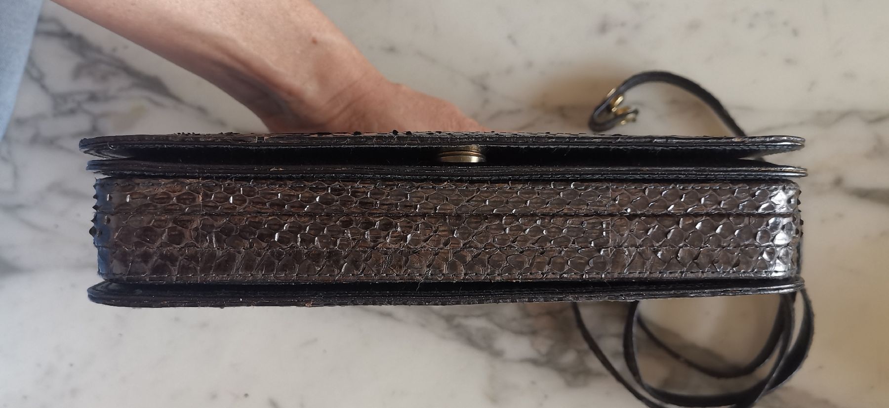 Borse da donna: Vintage Phytonleder Handtasche – Usato da Uerikon venduto da pink_flamingo 1