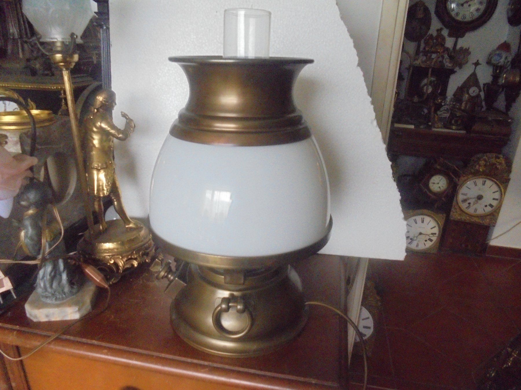 Lampade: Alte Tischlampe ca. 1950 – Usato da Camorino venduto da Hunpete 5