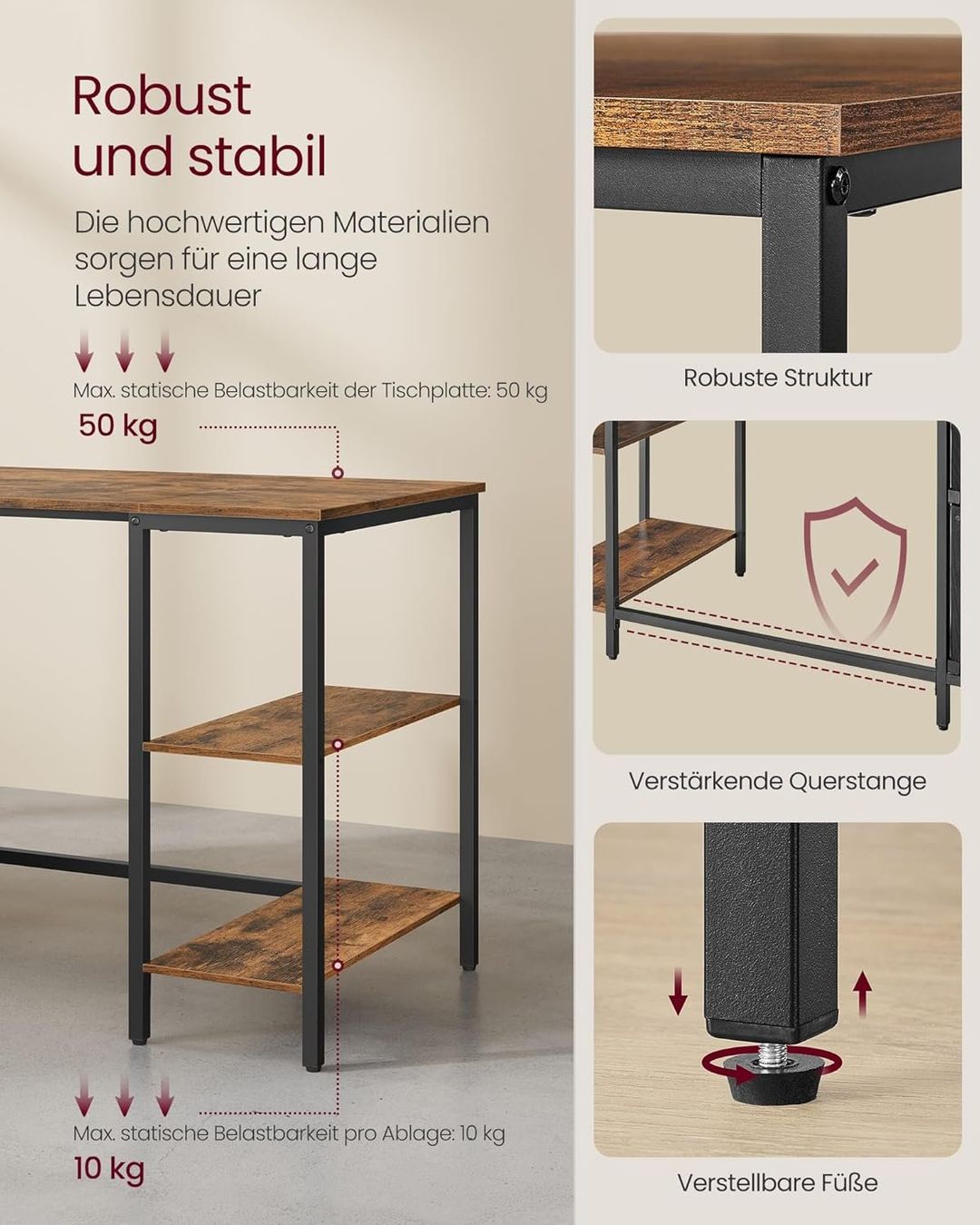 Scrivanie: Schreibtisch, Bürotisch – Nuovo (secondo la descrizione) da Sins venduto da Taschending 3