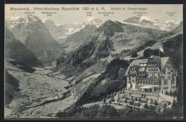 Braunwald, Hotel Kurhaus Alpenblick mit 