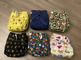 Lot Couches lavables baba+boo et wonderoos