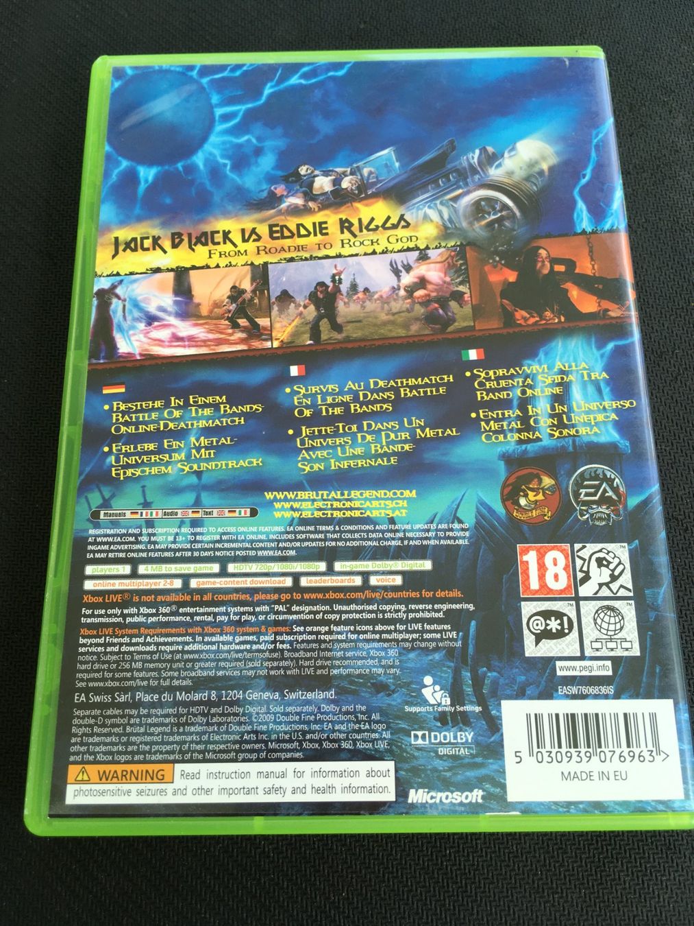 Microsoft Giochi: Brütal Legend - Xbox 360 – Usato da St.Gallen venduto da sjosjo 1