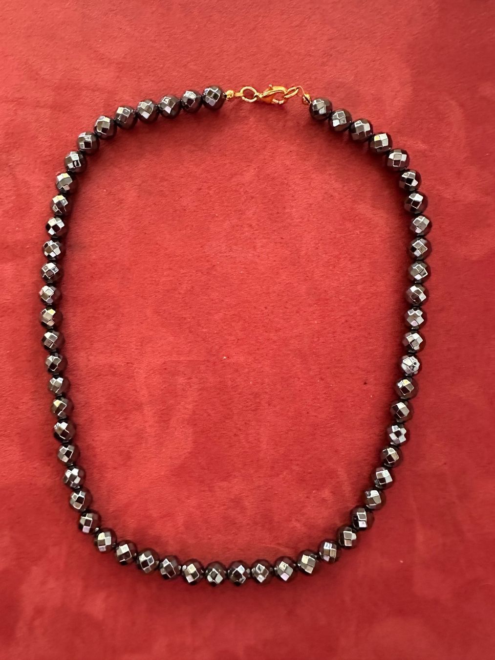Catenine: Schöne Hämatit Kette 45 cm – Usato da Herbriggen venduto da Sehrazade