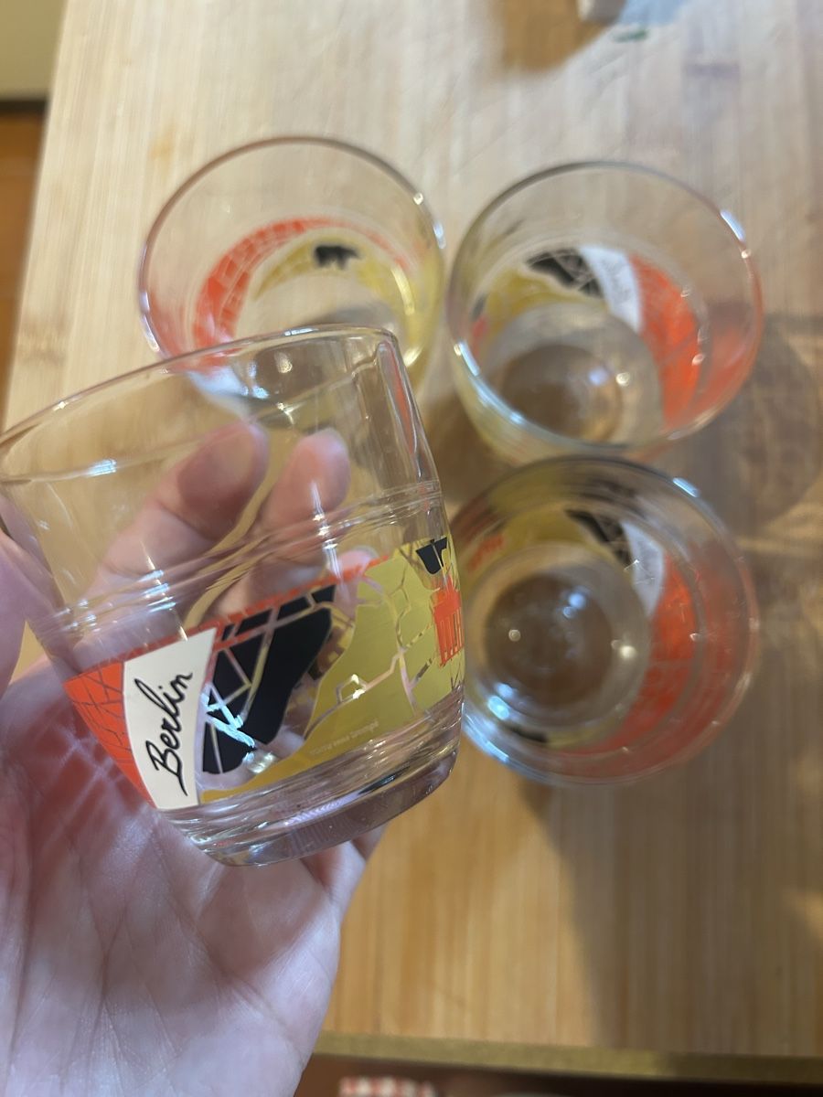 Bicchieri: Verres "Berlin" set de 4, bon état – Usato da St-Prex venduto da mar_f6t6