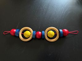 Holz Spielzeug Kette für Babys, Top Zustand! Bunt!