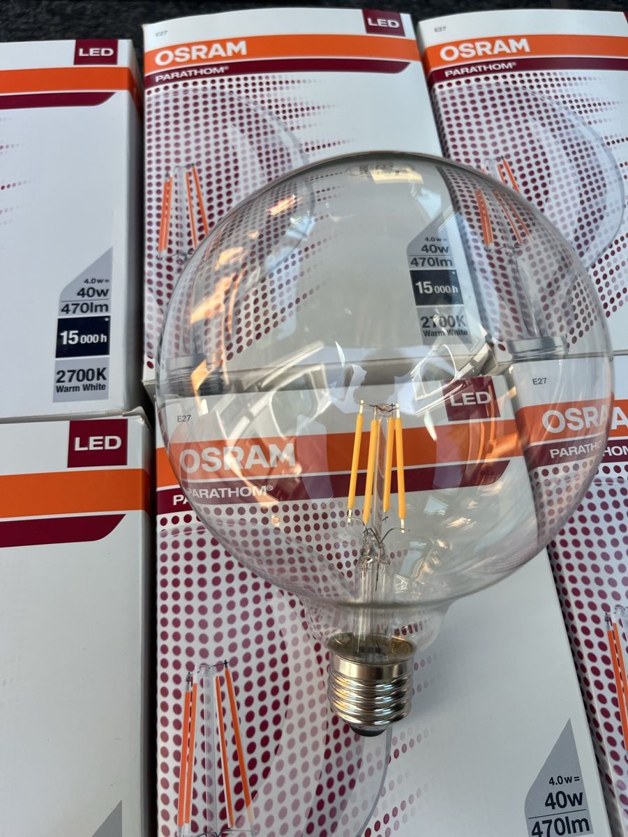 Osram Lampade: 23 x Osram Parathom LED Globe E27 4W 470lm 2700K  – Nuovo e nell'imballaggio originale da Bern venduto da fotolog111