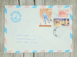CL14 Enveloppe + Timbre Roumanie 19xx