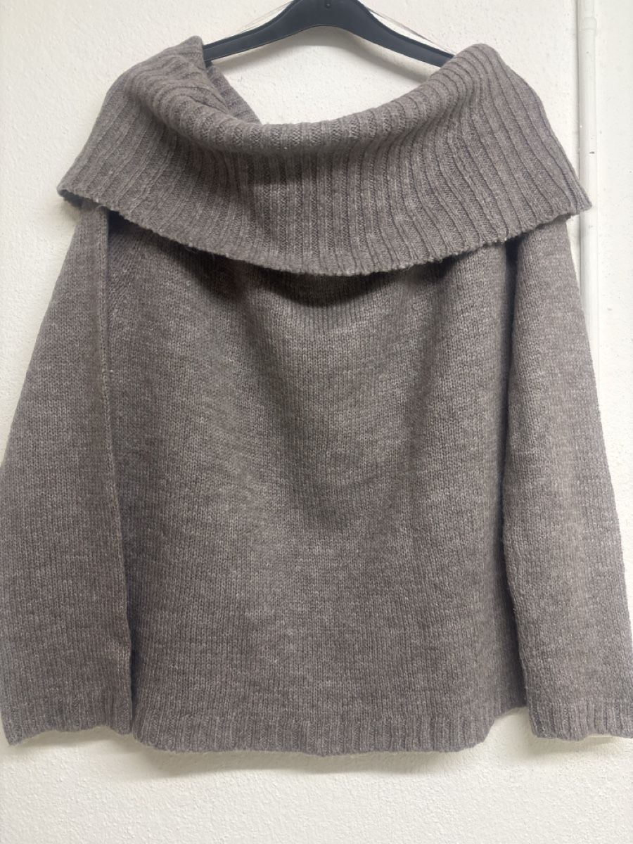 Maglioni & Felpe: Damen Pullover Chicoree grau Grösse XL Schulterfrei (No) – Usato da Wallisellen venduto da ASZT 2