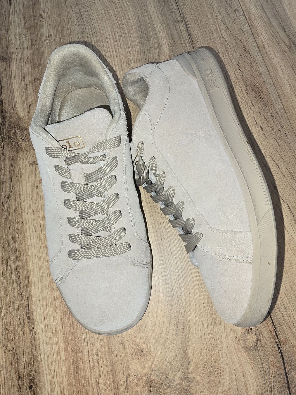 Scarpe da donna: Baskets Polo Ralph Lauren beige daim pointure 39 – Nuovo (secondo la descrizione) da Champagne venduto da LoomiStudio 3