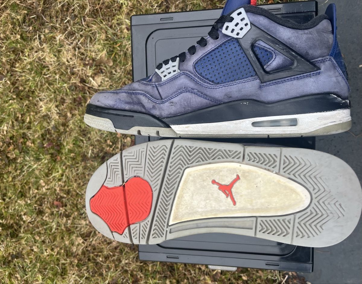 Jordan Scarpe da uomo: Originale Jordan 4 Retro Winterized Loyal Blue Grösse 43 – Usato da Meilen venduto da cc41 3