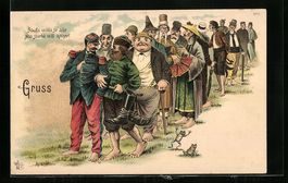 Litho Jude, Chinese und weitere Männer 