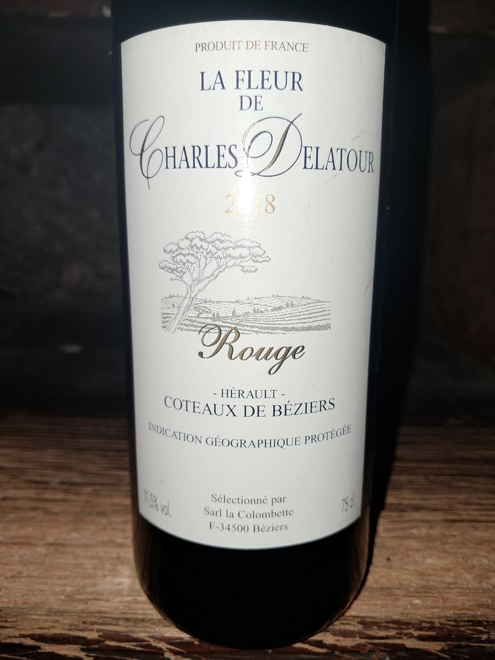 Vino: La Fleur de Charles Delatour Rouge 2018 – Nuovo e nell'imballaggio originale da Le locle venduto da juliensaran