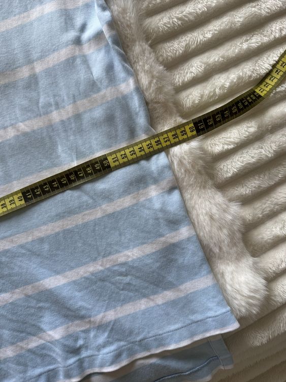 Robe EDC By Esprit En Jersey Rayé Bleu Et Blanc - Taille M, Occasion En Très Bon état, Référence 717