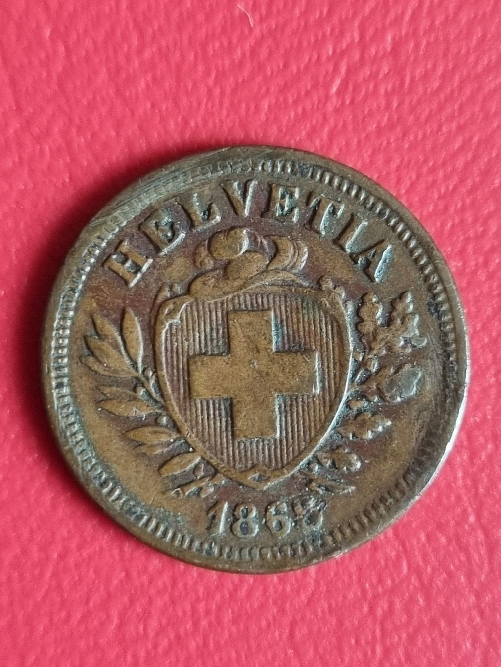 Tutti le monete: 1 RAPPEN JAHR 1868 - SCHWEIZ – Usato da Heimenschwand venduto da rog_p7h9
