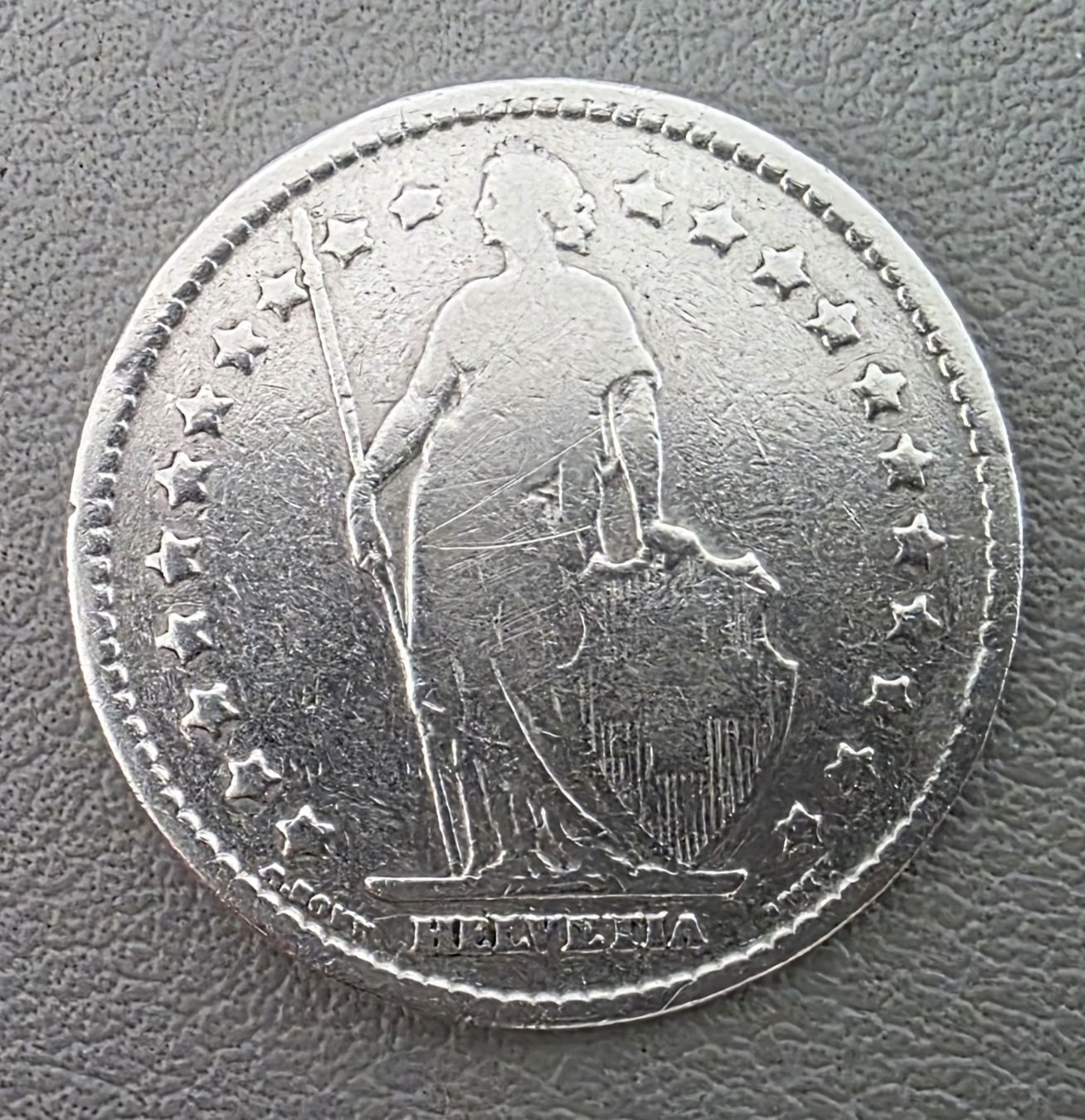 Alle Münzen: 2x 1 Fr. 1861 und 1902 – Gebraucht aus Niederuzwil von 262305 4