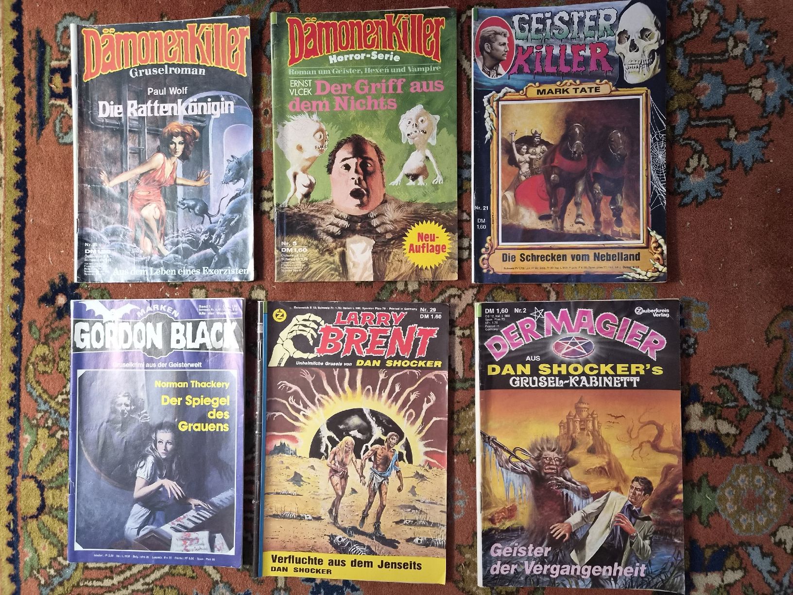 Bücher: 6 Gusel - Romanhefte – Gebraucht aus Moosseedorf von wau69
