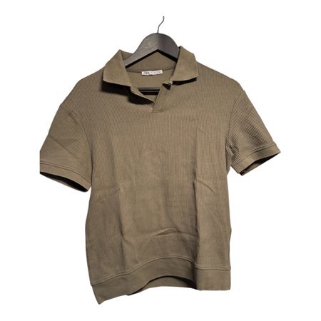 Zara Herren Polo Shirt, khaki, Gr. S - sehr guter Zustand!