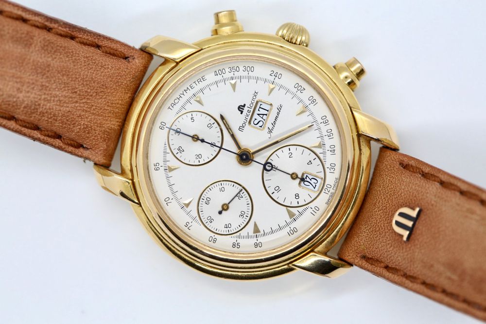 Maurice Lacroix Orologi: Maurice Lacroix Croneo Chronograph – Usato da Reinach BL venduto da Han-Numismatik 2