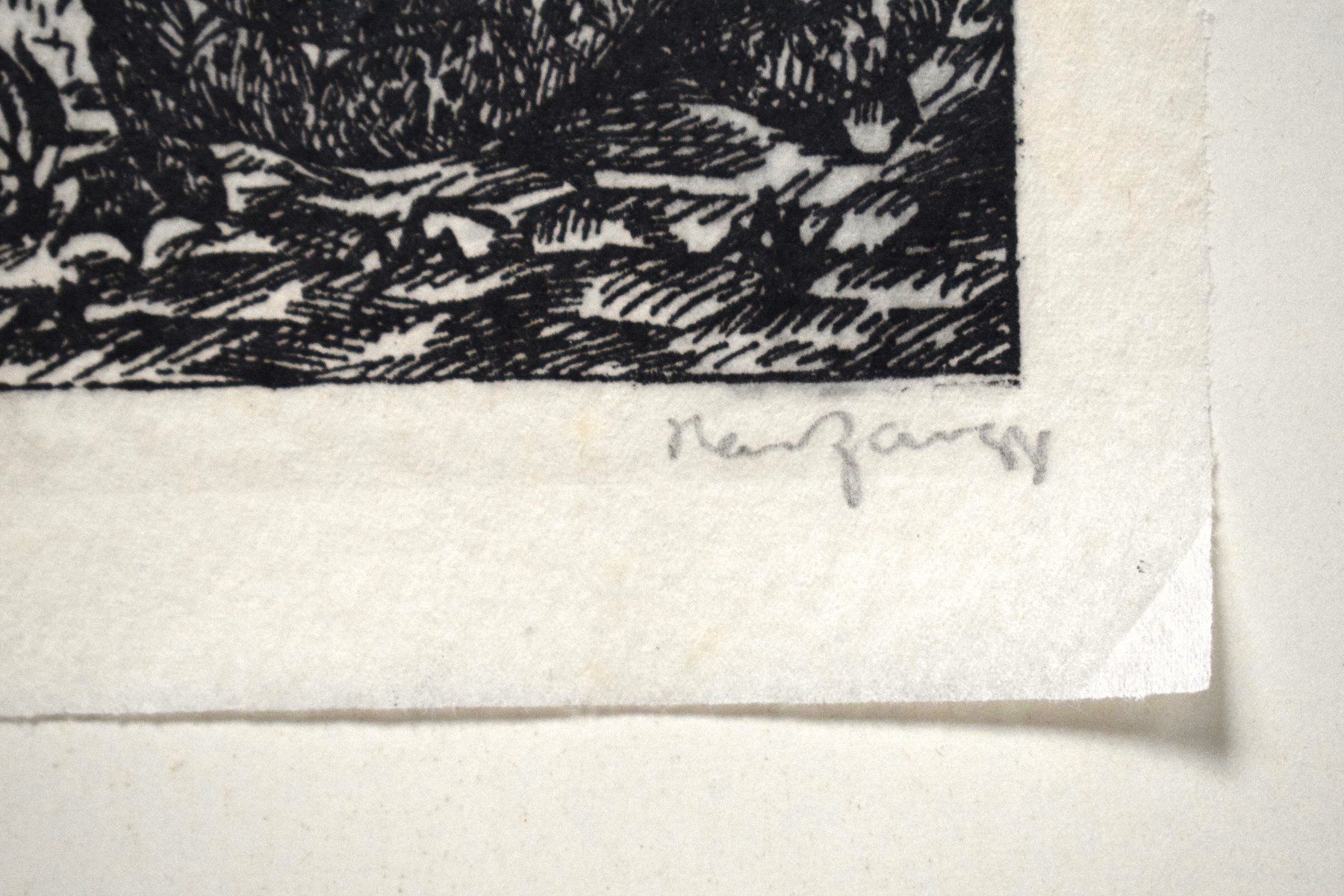 Gravures sur bois: Drachentöter antik sign. Holzschnitt Siegfried – D'occasion à Zürich par kunstarchiv.online 6