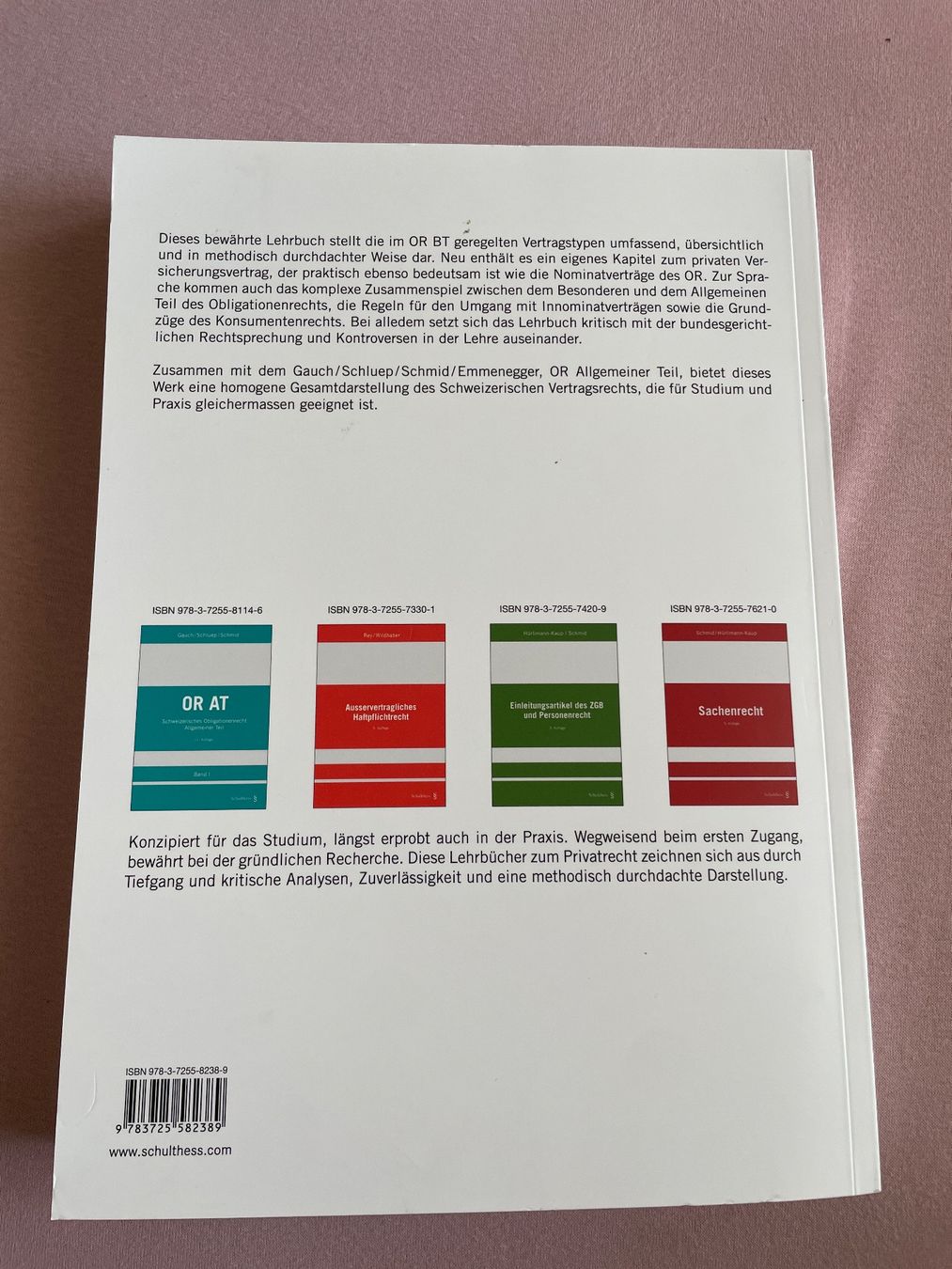 Libri: OR BT Schweizerisches Obligationenrecht Besonderer Teil – Usato da Neuenkirch venduto da mar_b6b2 2