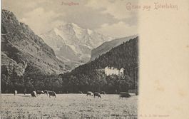 Gruss aus Interlaken, um 1900