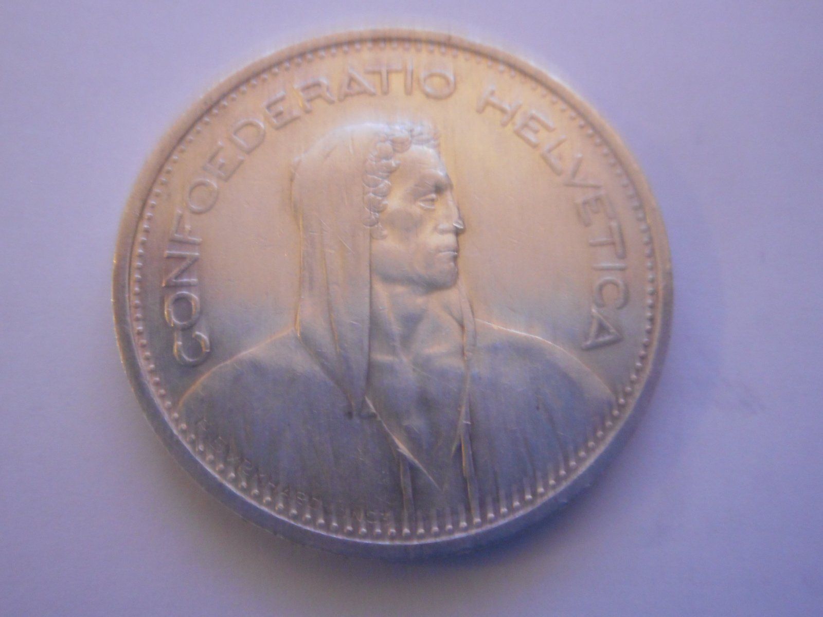 Tutti le monete: 5 Fr. 1952 silber rar – Usato da Kriegstetten venduto da pizlad2010 4