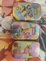 3 Pokemon Sammelkarten Metallboxen Set mew 151