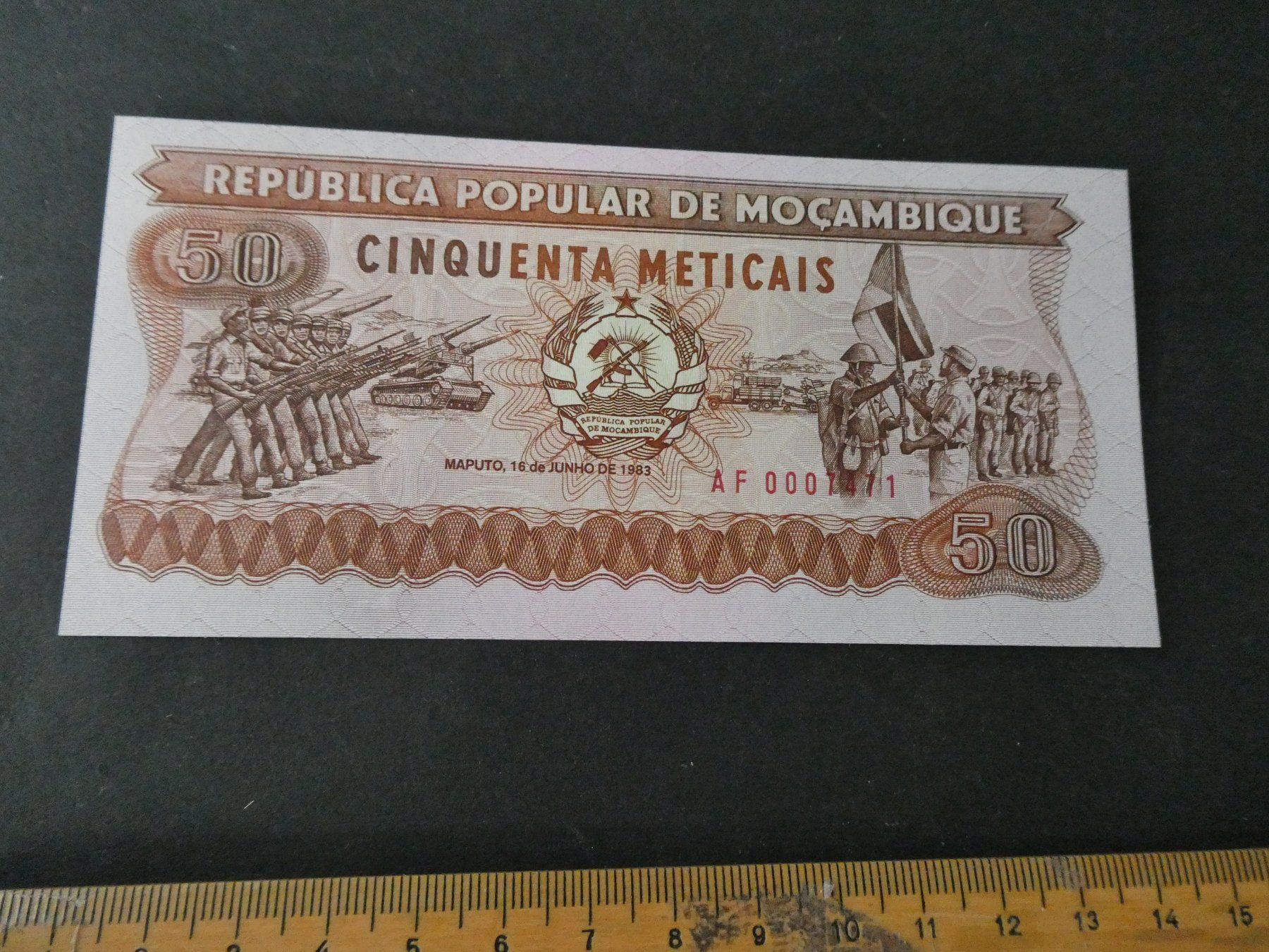 Banconote: Mocambique 1983, 50 Meticais – Usato da Hinterforst venduto da Rohusri