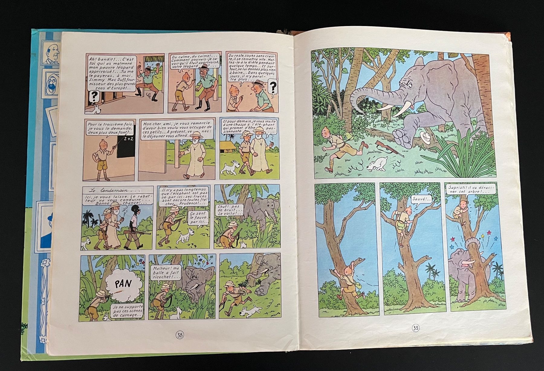 Fumetti: HERGE - TINTIN AU CONGO - CASTERMANN - 1970 – Usato da Courgenay venduto da Kolfree 4