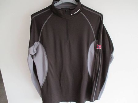 Shirt von PHENIX, schwarz/grau, Gr. 50 - NEU