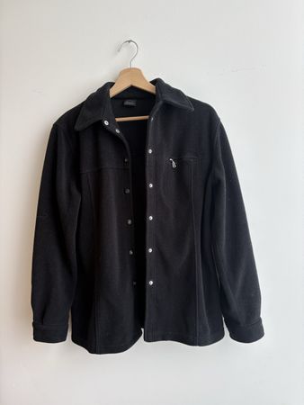 Bogner Fleece Jacke schwarz Gr. S Vintage