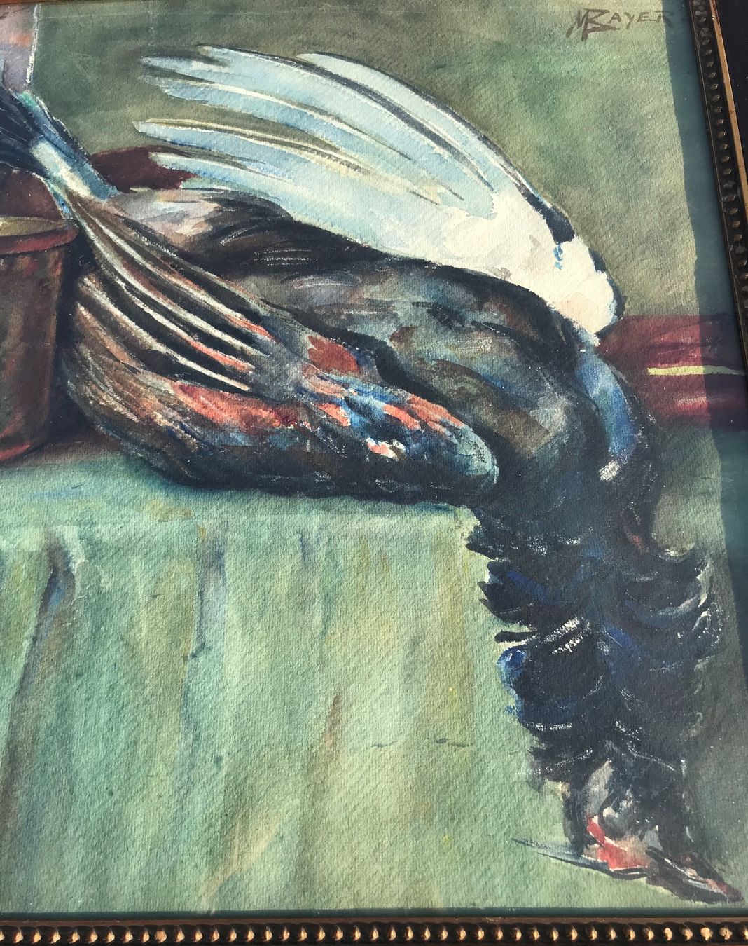 Dipinti: BAYER M. nature morte: Tableau / Gemälde/ quadro – Usato da Fribourg venduto da SD1910 2