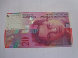 Billet Banque Suisse 20 Fr. 1995 Bankfrisch - Neuf !!!!