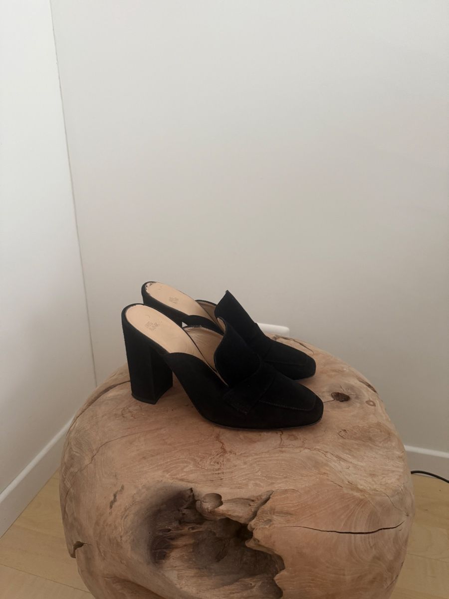 Scarpe da donna: Iris & Ink Echtleder-Mules, Schwarz, Gr. 37 – Usato da Niederglatt ZH venduto da neunzehn82 4