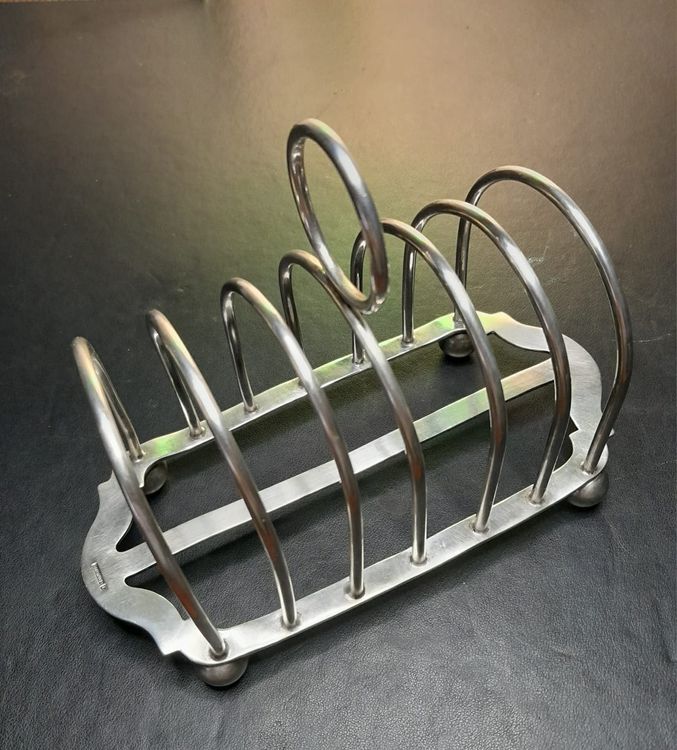 Z porte-toasts d'hôtel vintage en métal - Arts de la table