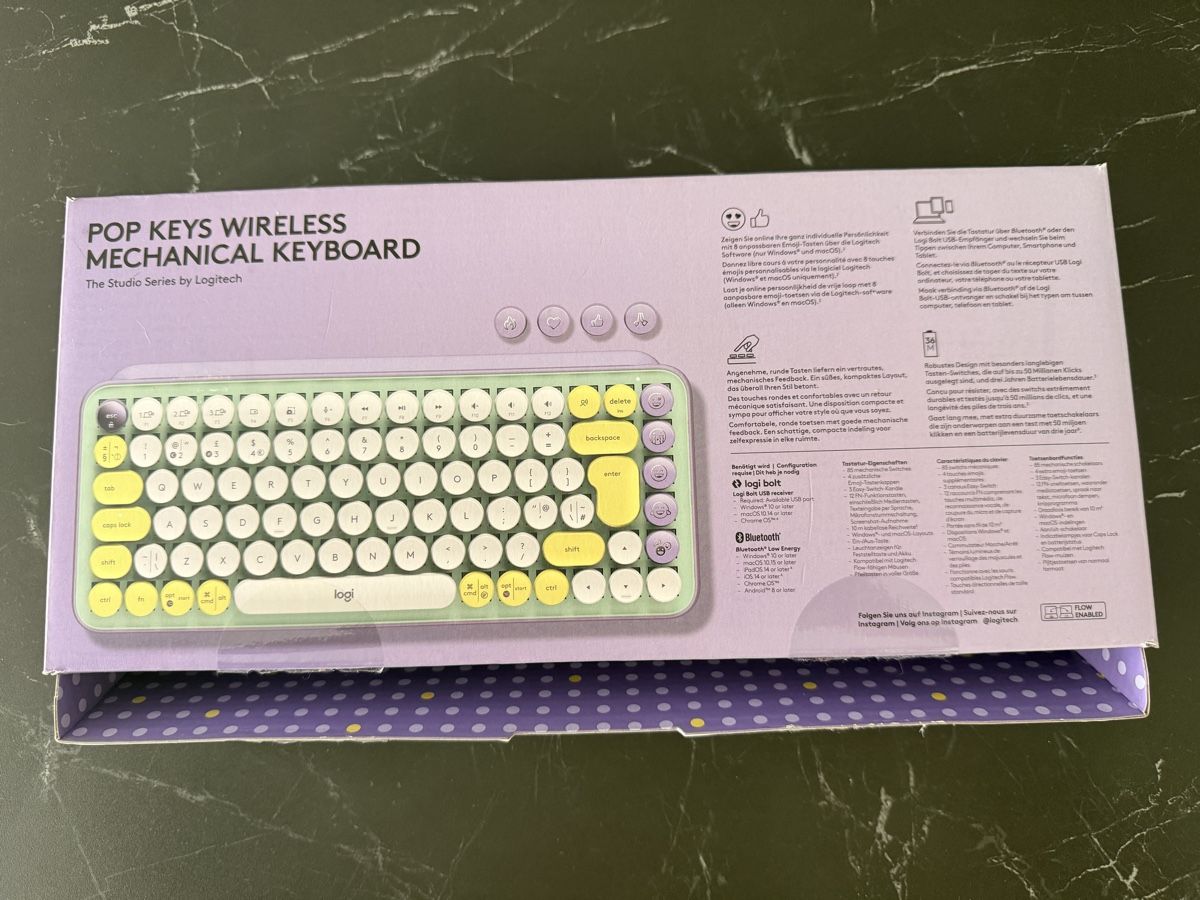 Logitech Claviers: Logitech Pop Keys Mechanical Wireless Keyboard, neu – Neuf avec emballage d'origine à Bülach par momo-96 3