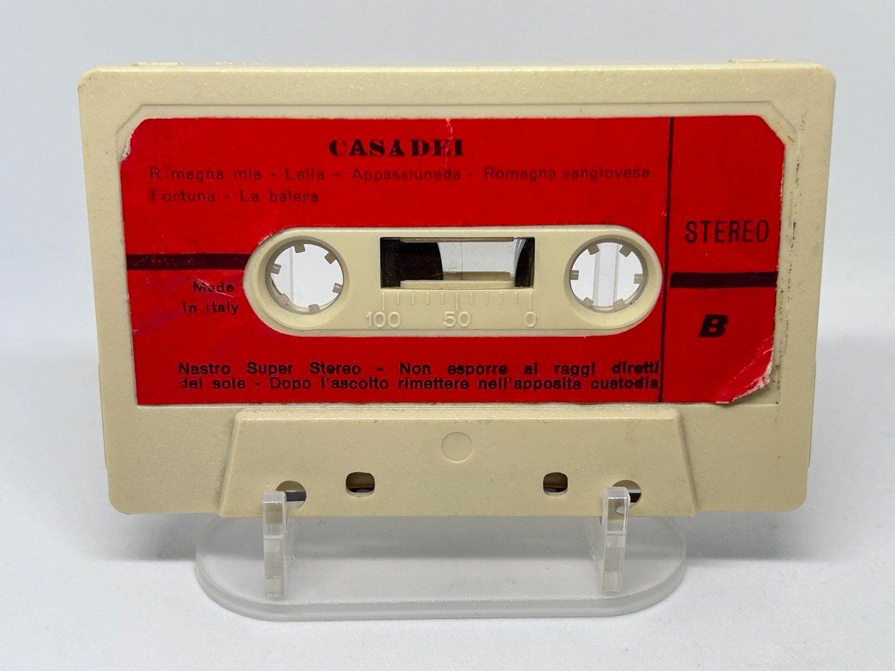 Kompaktkassetten: Casadei – Romagna Mia (1976) – Gebraucht aus Giubiasco von LorisVale