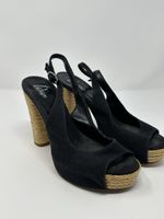 Castaner Slingpumps, schwarz, Gr. 36, Canvas