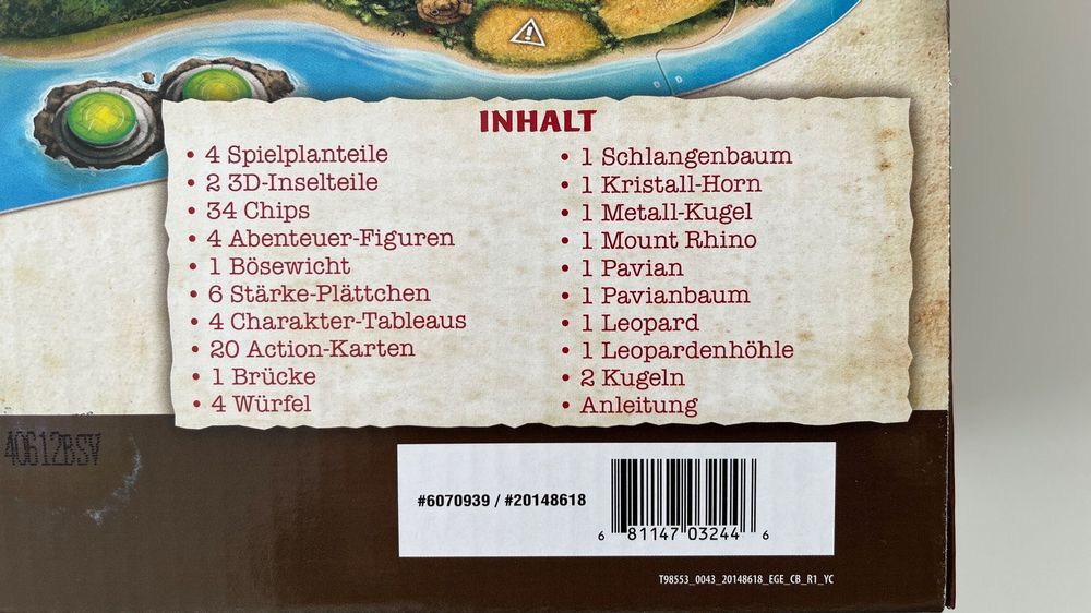 Jumanji Stampede 3D-Spiel Action Abenteuer von Spinmaster 5