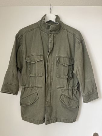 Jacke Mango olivgrün Grösse XS