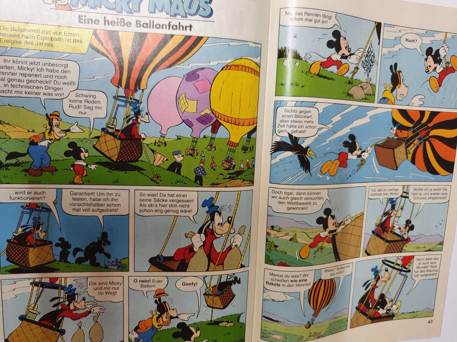 Fumetti: Micky Maus Comic Nr. 46 / Walt Disney 1996 – Usato da Oberdorf BL venduto da BaldenEagle 1