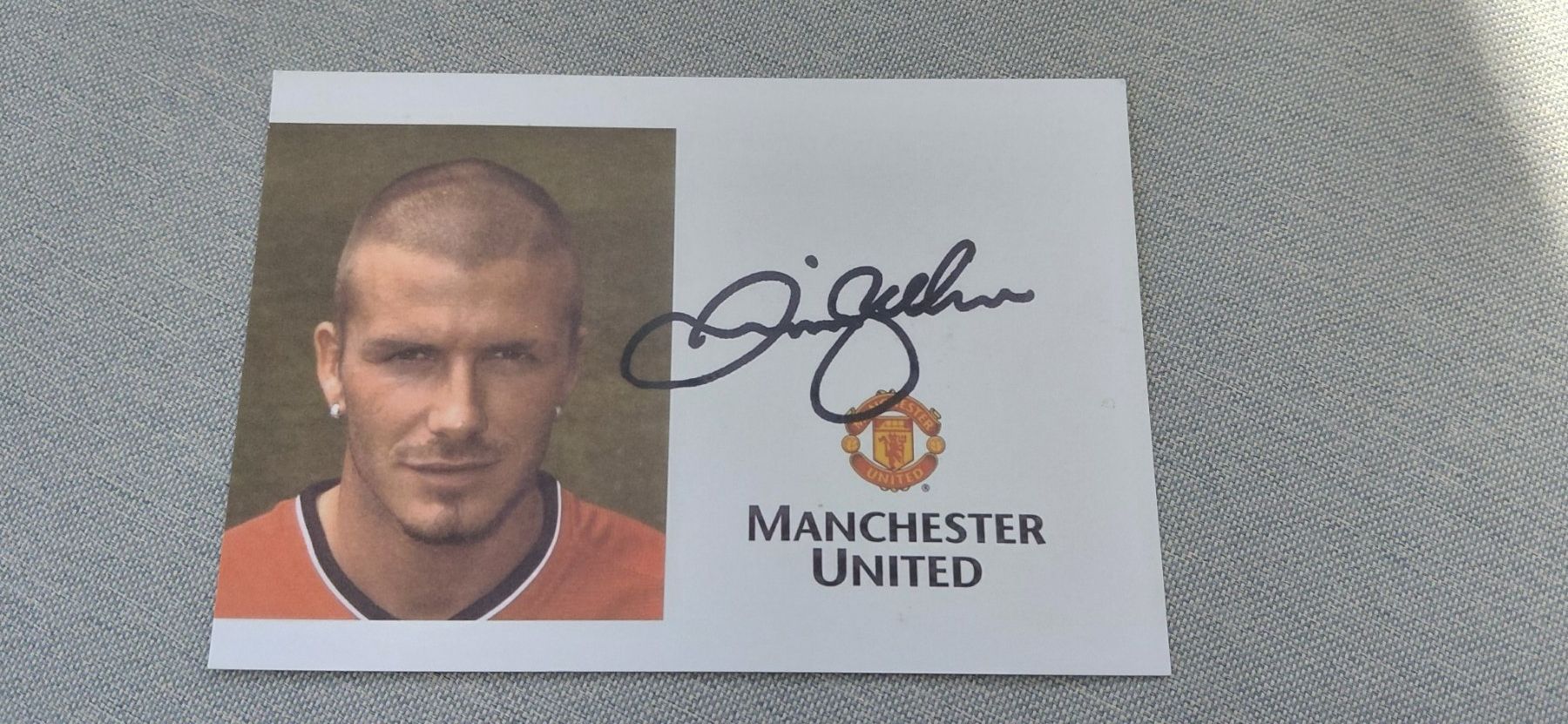 Autografi: Autogramm David  Beckham – Usato da Schmerikon venduto da Olympia04