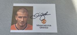 Autogramm David  Beckham