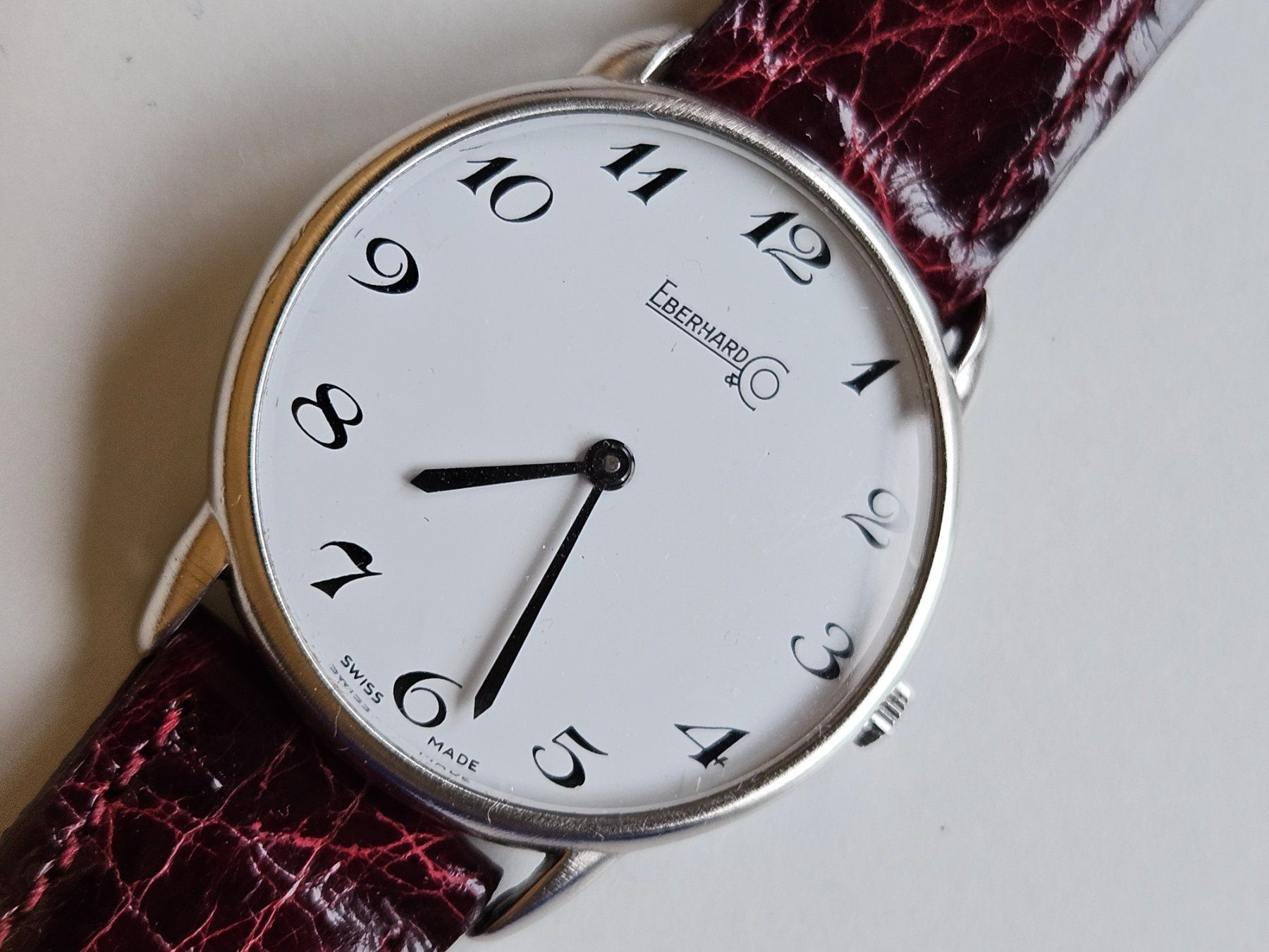 Eberhard & Co. Orologi: Eberhard Handaufzug mit Box – Usato da Berikon venduto da mmm21 4